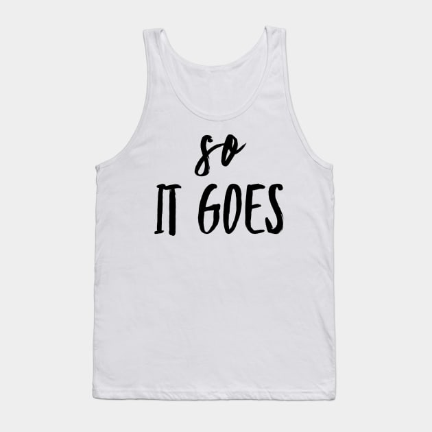 so it goes Tank Top by GMAT